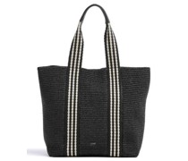 Abro Raffia Kaia Shopper schwarz