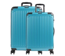 Travelite Cruise 4-Rollen Trolley Set türkis