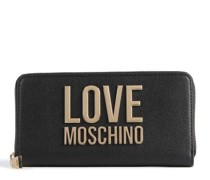 Love Moschino Love Lettering Geldbörse schwarz