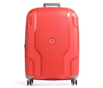 Delsey Clavel 4-Rollen Trolley hellrot