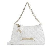 Love Moschino Quilted Schultertasche weiß