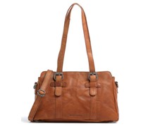 Spikes & Sparrow Bronco Schultertasche cognac