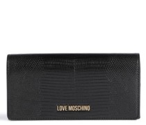 Love Moschino Suitcase Lock Geldbörse schwarz