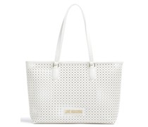 Love Moschino Heart Pattern Shopper weiß