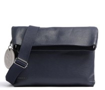 Mandarina Duck Mellow Leather Umhängetasche blau