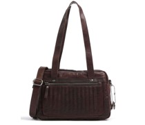 Spikes & Sparrow Bronco Schultertasche dunkelbraun