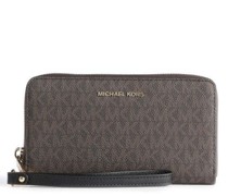 Michael Kors Jet Set Geldbörse dunkelbraun