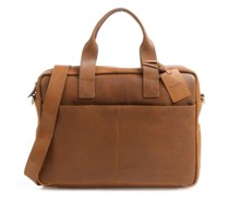 Burkely Vintage River Worker Aktentasche cognac