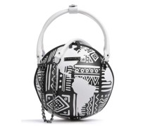 Sprayground Ai Tribal Courture Globe Handtasche weiß/schwarz