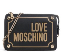 Love Moschino Magnifier Schultertasche schwarz