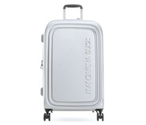 Mandarina Duck Logoduck + 4-Rollen Trolley silber