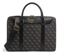Guess Vezzola Aktentasche dunkelbraun