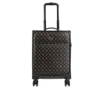 Guess Poeny 4-Rollen Trolley dunkelbraun