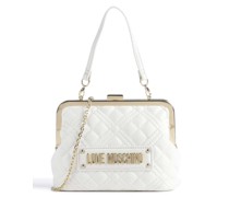 Love Moschino Quilted Umhängetasche weiß