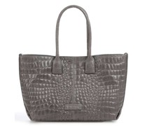Liebeskind Croco Shopper dunkelgrau