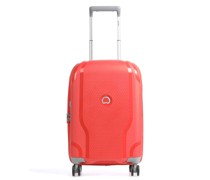 Delsey Clavel 4-Rollen Trolley hellrot