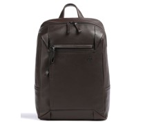Piquadro Rucksack dunkelbraun
