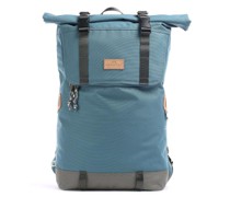 Doughnut Reborn Christopher Rolltop Rucksack blau