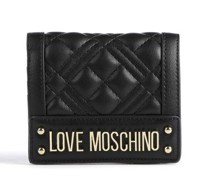Love Moschino Quilted Geldbörse schwarz