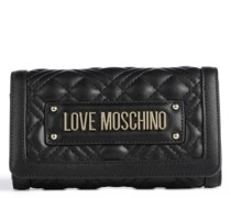 Love Moschino Quilted Geldbörse schwarz