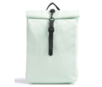 Rains Mini Rolltop Rucksack mintgrün