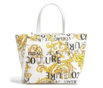Versace Jeans Couture Reversible Shopper Handtasche weiß
