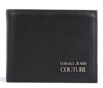 Versace Jeans Couture Metal Lettering Geldbörse schwarz