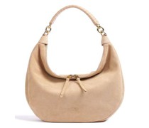 Coccinelle Maelody Suede Beuteltasche natur