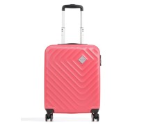 American Tourister Summer Square 4-Rollen Trolley koralle