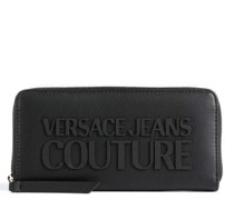 Versace Jeans Couture Institutional Logo Geldbörse schwarz