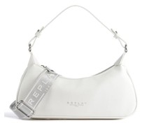 Replay Schultertasche weiß