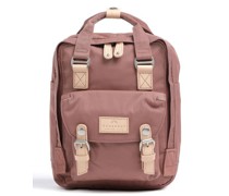 Doughnut Macaroon Mini Rucksack rotbraun