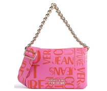 Versace Jeans Couture Soft Allover Logo Umhängetasche pink