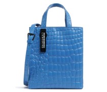 Liebeskind Paper Bag Waxy Croco S Handtasche blau