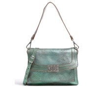 Campomaggi Schultertasche grün metallic