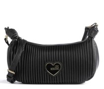 Love Moschino Pleated Umhängetasche schwarz