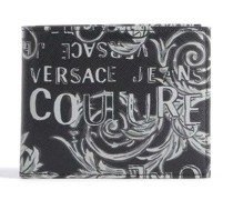Versace Jeans Couture Logo Couture Geldbörse schwarz