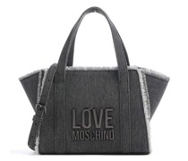 Love Moschino Denim Icon Handtasche anthrazit