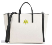 Armani Exchange Shopper beige/schwarz