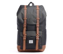 Herschel Eco Little America Rucksack schwarz