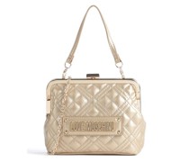 Love Moschino Quilted Umhängetasche gold