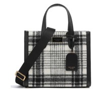 Kate Spade New York Manhattan Studio Plaid Handtasche schwarz/weiß