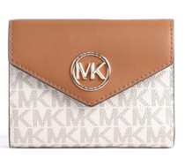 Michael Kors Greenwich Geldbörse elfenbein/braun