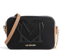 Love Moschino Sporty love Umhängetasche schwarz/braun