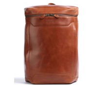 Buckle & Seam Siwa Laptop-Rucksack cognac