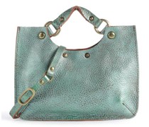 Campomaggi Umhängetasche grün metallic