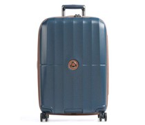 Delsey Saint Tropez 4-Rollen Trolley blau