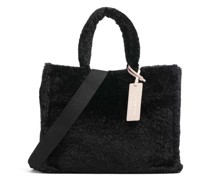 Coccinelle Never Without Bag Astrakan Shopper schwarz