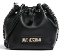 Love Moschino Chain Items Bucket bag schwarz