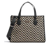 Guess Silvana Handtasche schwarz/beige